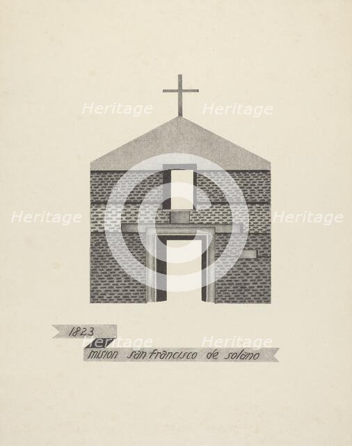 Mision San Francisco de Solano, 1935/1942. Creator: James Jones.