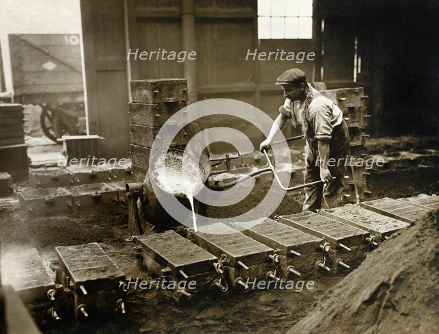 Crewe Locomotive Works, Forge Street, Crewe, Cheshire, 1910. Artist: LG Fisher.