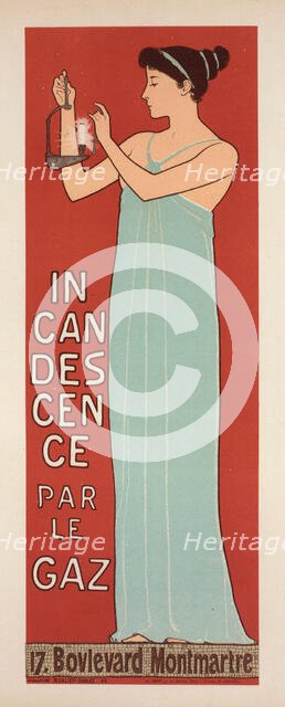 Société Française d'Incandescence par le Gaz (Système Auer), 1896. Creator: Réalier-Dumas, Maurice (1860-1928).