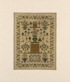 Sampler, United States, 1800/25. Creator: Emma Riches.