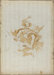 Drawing for a Ceiling Fresco. Creator: Giovanni Battista Tiepolo.