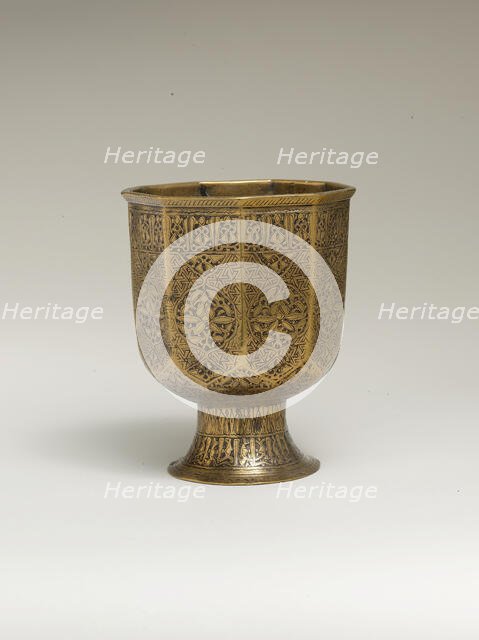 Footed Cup, Iran, second half 14th century. Creator: Unknown.