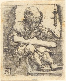 The Pensive Carpenter, c. 1520/1530. Creator: Albrecht Altdorfer.