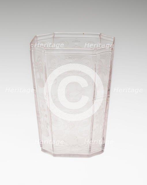 Beaker, Bohemia, c. 1720. Creator: Bohemia Glass.