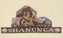 Sternpiece from "Shanunga", 1935/1938. Creator: Mildred E Bent.
