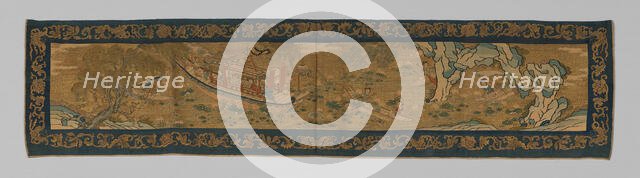 Valance, China, Qing dynasty (1644-1911), 1875/1900. Creator: Unknown.