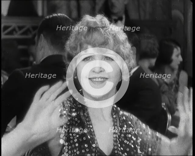 Scene from the Film 'Champagne': Betty Balfour in a Nightclub, 1920s. Creator: British Pathe Ltd.