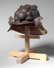 Helmet in the Shape of a Crouching Rabbit, Japanese, 17th century. Creator: Unknown.