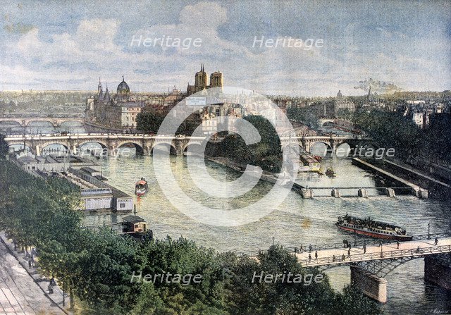View of Paris, 1892. Artist: Henri Meyer
