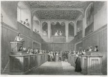 Accession of Queen Victoria, St James's Palace, Westminster, London, 1837. Artist: Unknown.