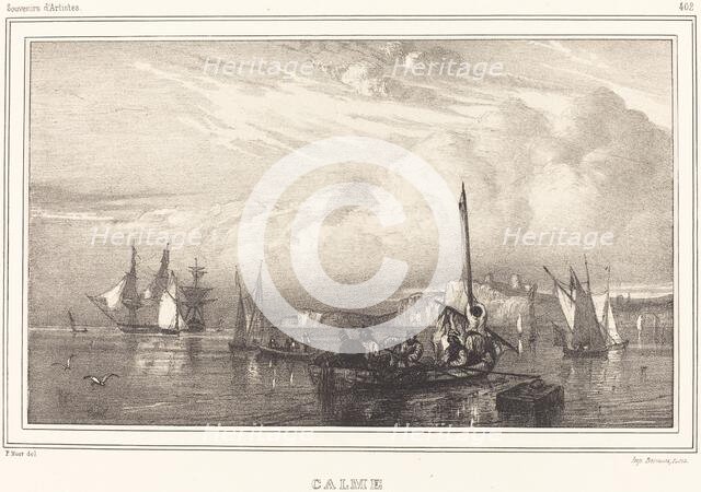 Calm (Calme), 1832. Creator: Paul Huet.