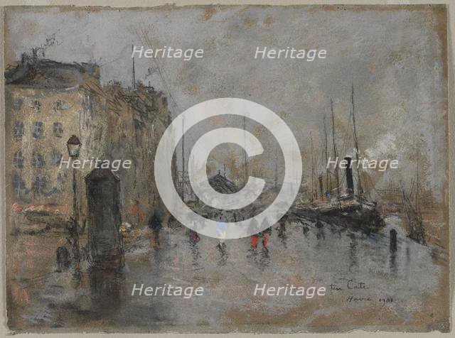 The Grand Quai of Le Havre, 1901. Creator: Siebe Johannes ten Cate (Dutch, 1858-1908).