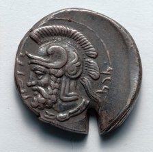 Stater: Ares (reverse), 379-374 BC. Creator: Unknown.