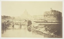 Untitled (bridge over Tiber River), c. 1857. Creator: Robert MacPherson.