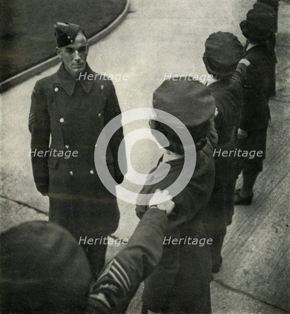 'R.A.F. Sergeant Drills Airwomen', c1943. Creator: Cecil Beaton.