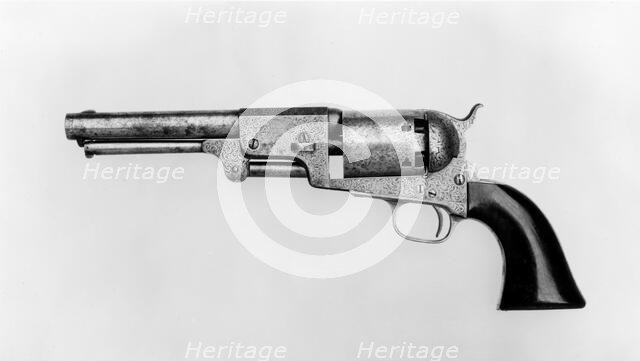 Colt Dragoon Percussion Revolver, Third Model, serial no. 13096, American, 1853. Creator: Samuel Colt.