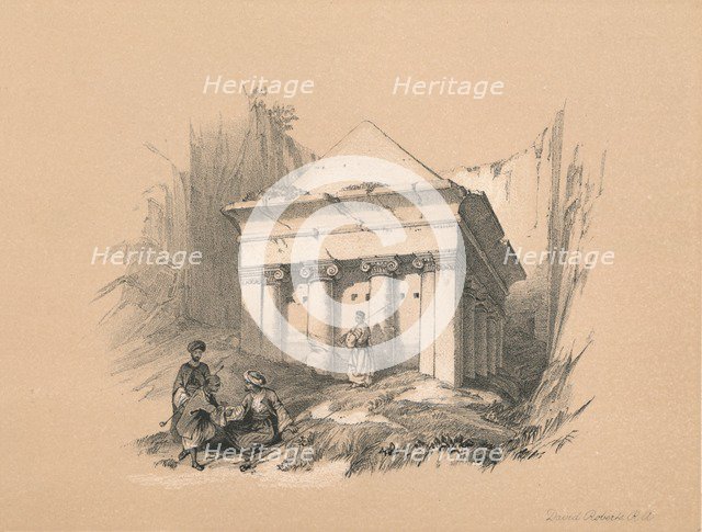 ''Tomb of Zechariah', 1855. Artist: David Roberts.