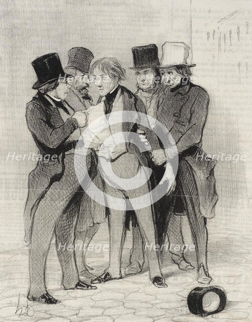 Gibier qui peut être chassé en toutes les saisons, 1845. Creator: Honore Daumier.