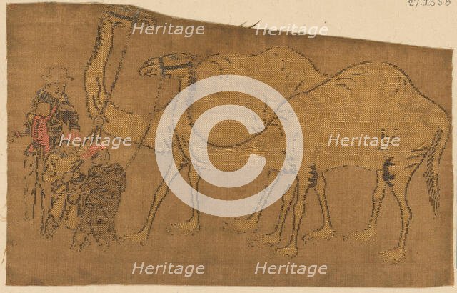 Fragment, Japan, 18th/19th century, Edo period (1615-1868)/ Meiji period (1868-1912). Creator: Unknown.