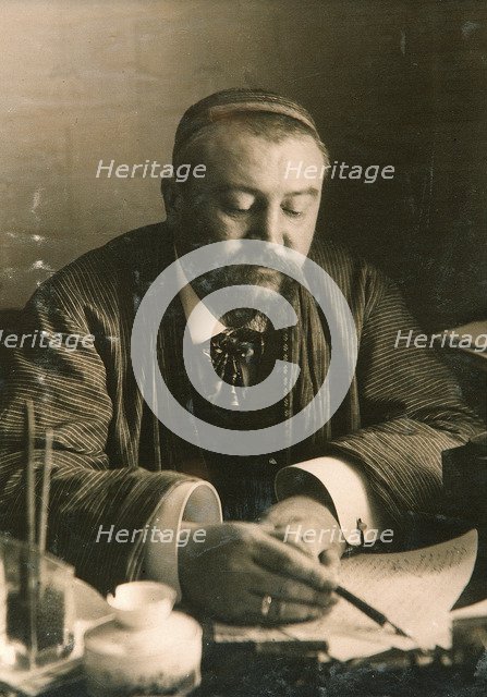 Alexander Kuprin, Russian author, early 20th century. Artist: Karl Karlovich Bulla