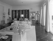 Dr. and Mrs. Leon Levy, residence at 1409 S. Ocean Blvd., Palm Beach, 1959. Creator: Gottscho-Schleisner, Inc.