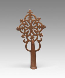 Processional Cross, Ethiopian, 13th-early 14th century. Creator: Unknown.