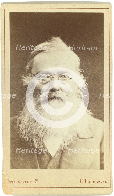 Portrait of the historian Nikolay Kostomarov (1817-1885).