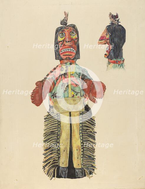 Hand Puppet, c. 1936. Creator: David Ramage.