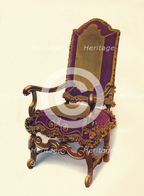 'William and Mary Armchair', 17th century, (1910). Artist: Unknown.
