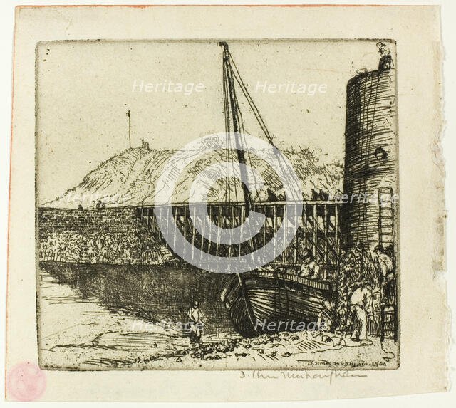 La Passerelle, Boulogne, 1902. Creator: Donald Shaw MacLaughlan.