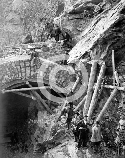 An Underpass 42.4 Sazhens long at Verst 15, 1900-1904. Creator: Unknown.