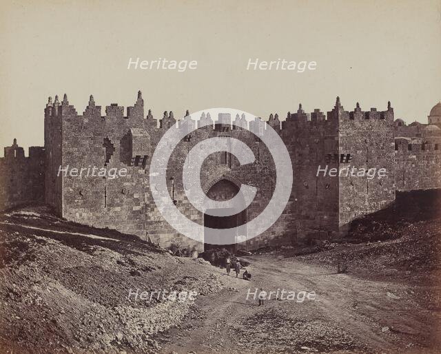 Porte de Damas, 1857. Creator: James Robertson.
