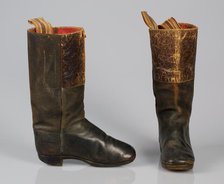Boots, American, 1855-69. Creator: Unknown.