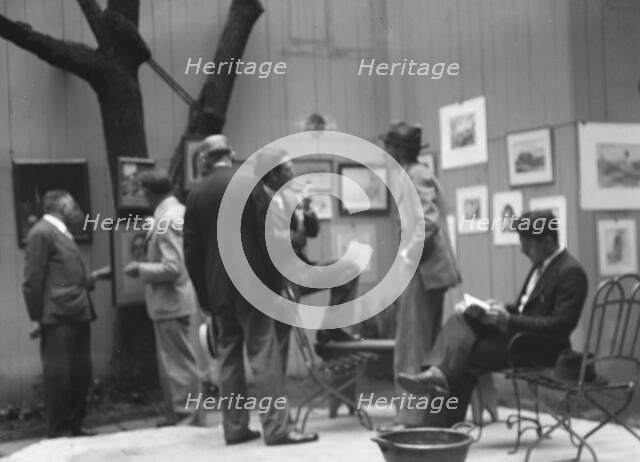 Gotham Book Mart, 1932 June 10. Creator: Arnold Genthe.