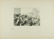 The Sunday Rush, 1862, printed 1920. Creator: Charles Maurand.