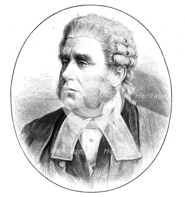 The late Mr. Serjeant Parry, 1880. Creator: Unknown.