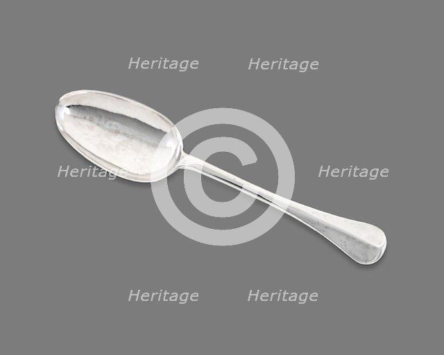 Tablespoon, 1760/75. Creator: Hezekiah Silliman.