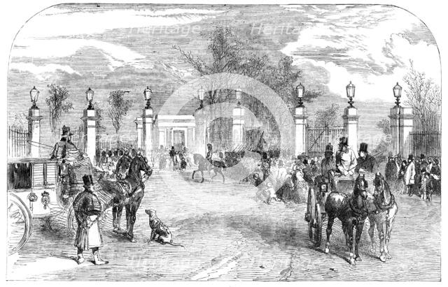 New Buckingham-Gate, St. James's Park, 1857. Creator: Unknown.