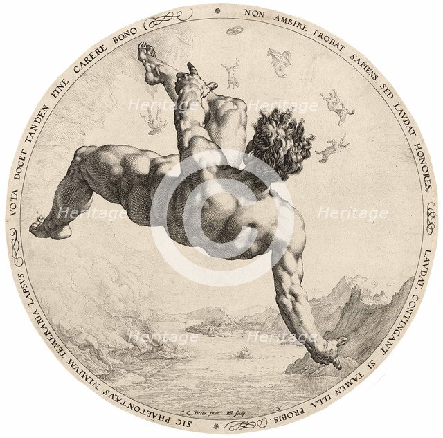 The fall of Phaeton, 1588.