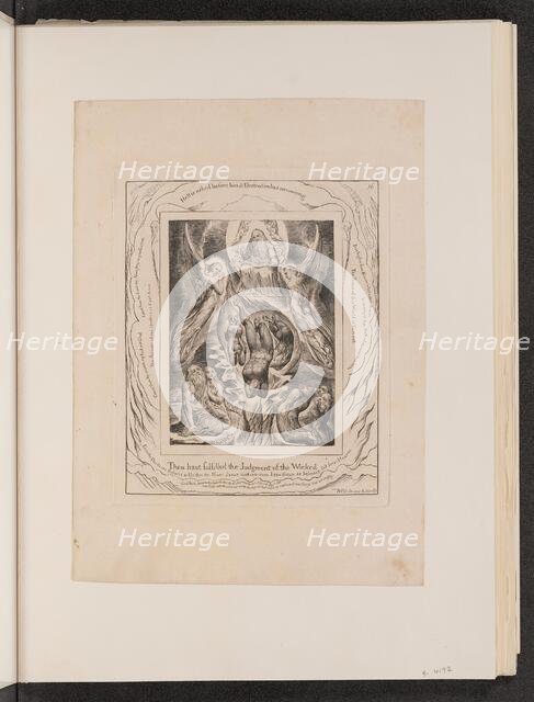 The Fall of Satan, 1825. Creator: William Blake.