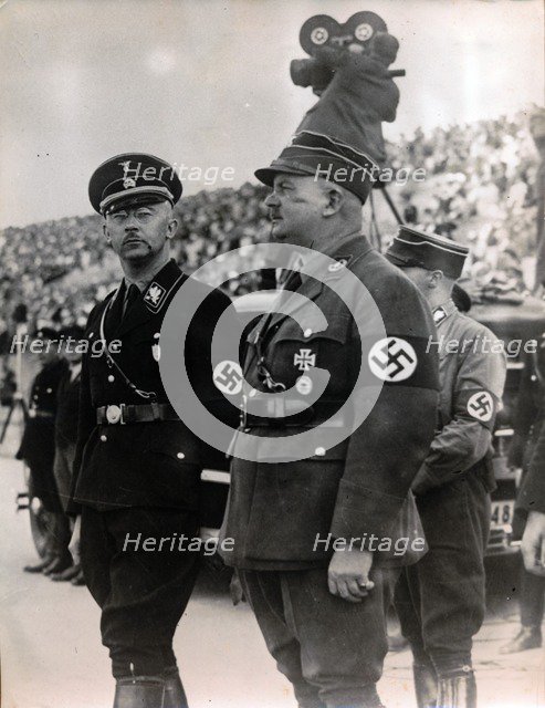 SS leader Heinrich Himmler and Siegfried Seidel-Dittmarsch, Berlin, c1933-c1934(?). Artist: Unknown