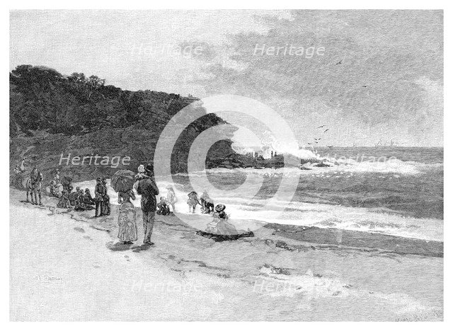 Coogee Beach, Sydney, New South Wales, Australia, 1886. Artist: Unknown