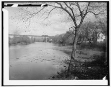 D.L. & W. bridge over the Passaic, Paterson, N.J., between 1890 and 1901. Creator: Unknown.
