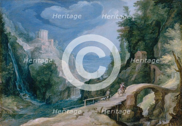 Landscape near Tivoli, c1595-1600. Creator: Circle of Paul Bril.