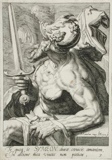 Simeon, c1590. Creator: Jacques de Gheyn II.