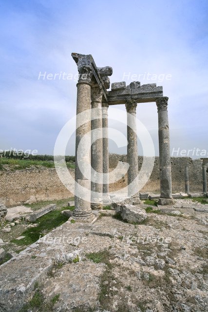 The Temple of Juno Caelestis, Dougga (Thugga), Tunisia. Artist: Samuel Magal