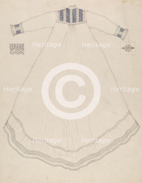 Nightgown, 1935/1942. Creator: Evelyn Bailey.