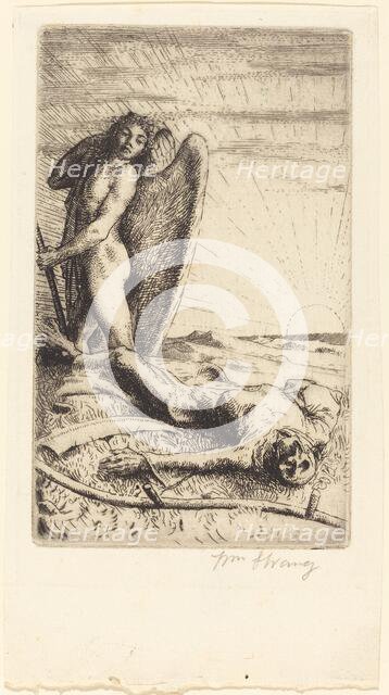 Death Defeated, 1888 (published 1894). Creator: William Strang.
