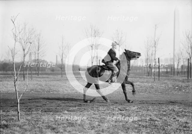 Wrisley Brown, Attorney - Riding, 1914. Creator: Harris & Ewing.