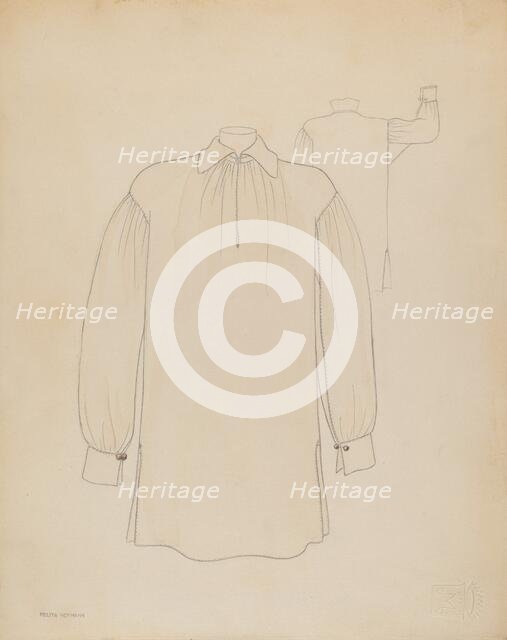 Shirt, c. 1936. Creator: Melita Hofmann.
